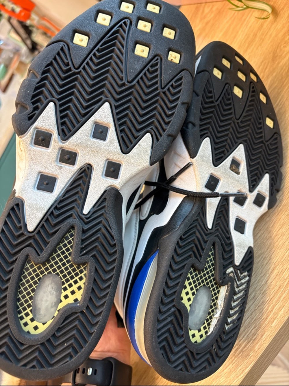 Kids Black and Blue Athletic Sneakers - Picture 4 of 6